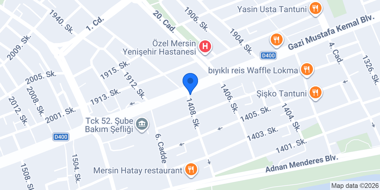 Özer Optik konumu