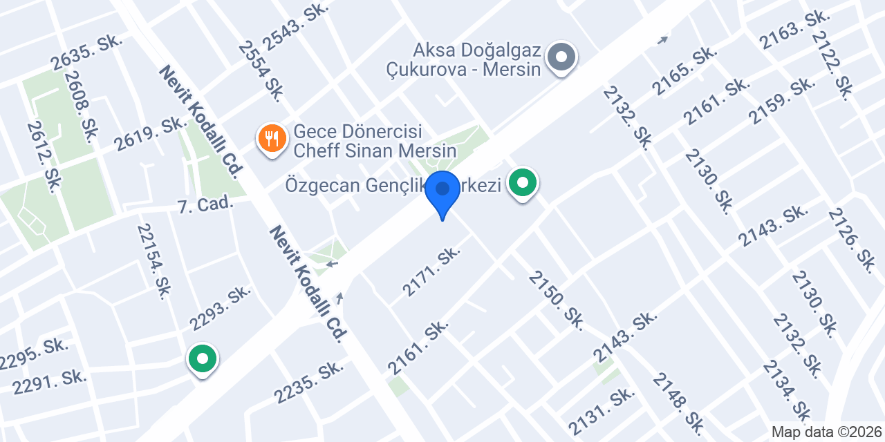 Vizyon Eğitim Okulları - Mersin konumu