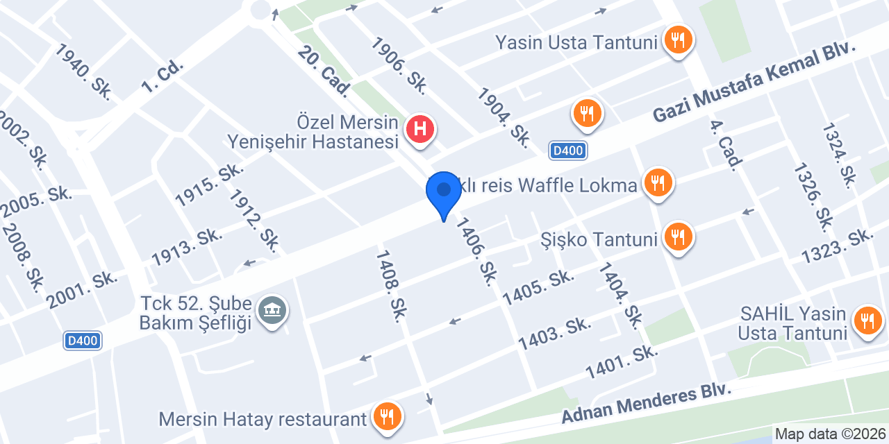 Dt. Zeynep Gözü Diş Kliniği konumu