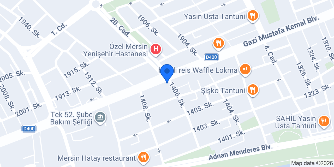 Mersin Game Zone konumu