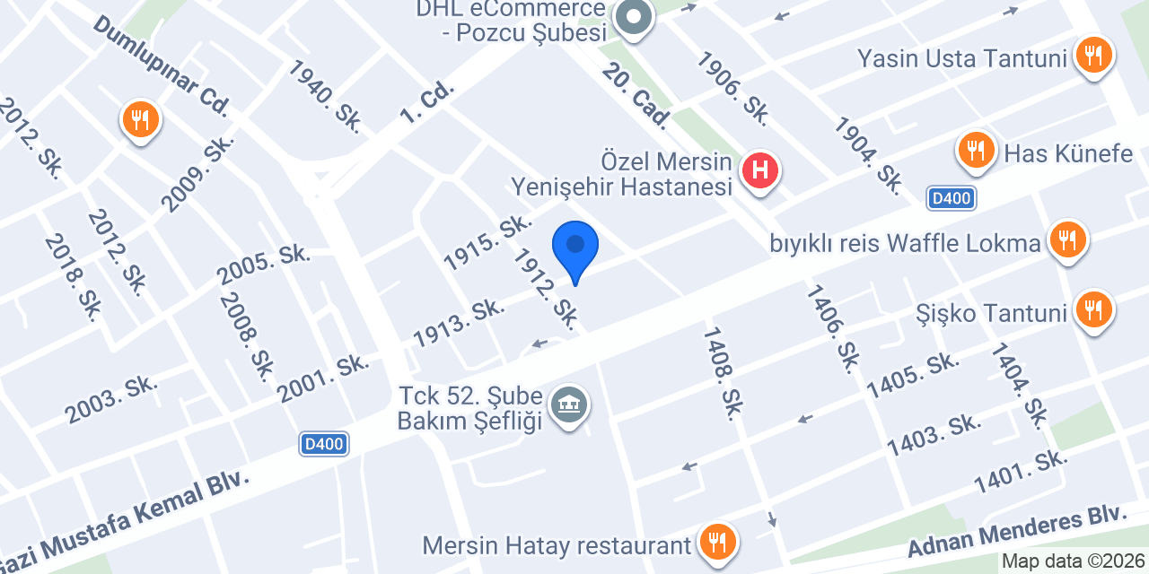Mersin Vip Masaj Salonu konumu