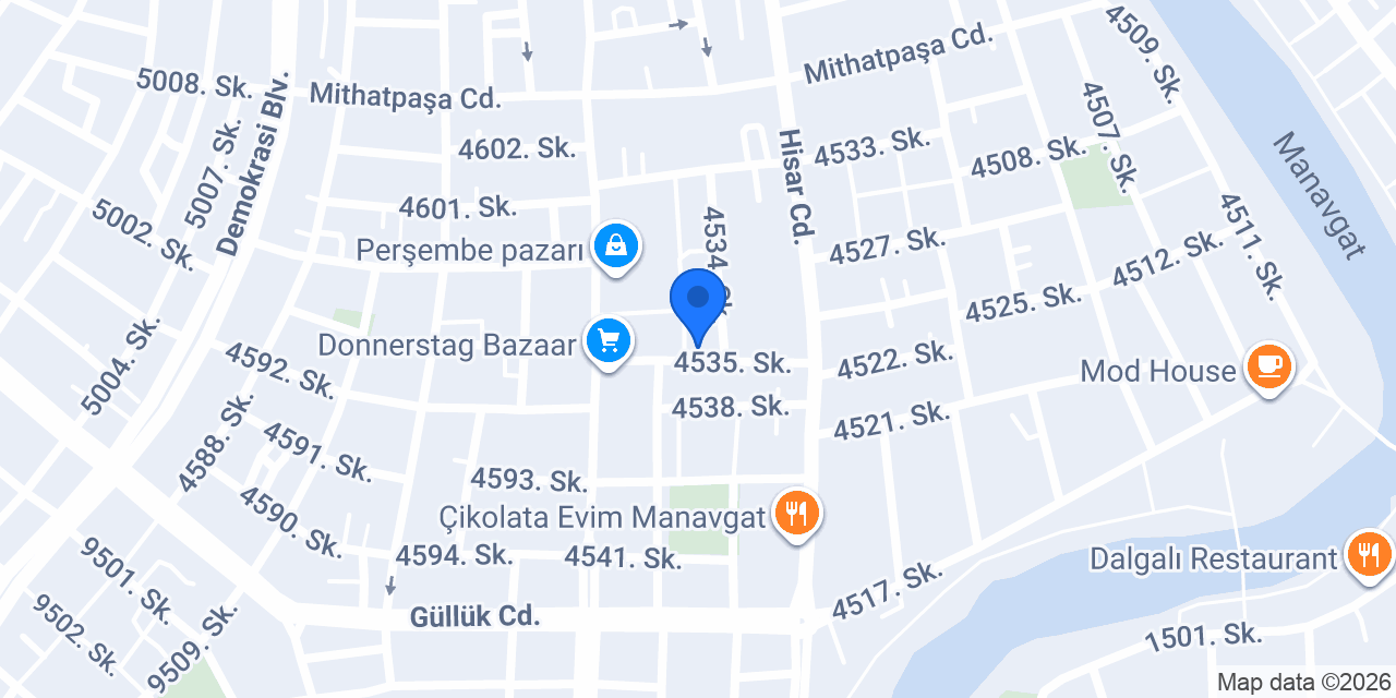 Zeynep Örgü Evi Tuhafiye konumu