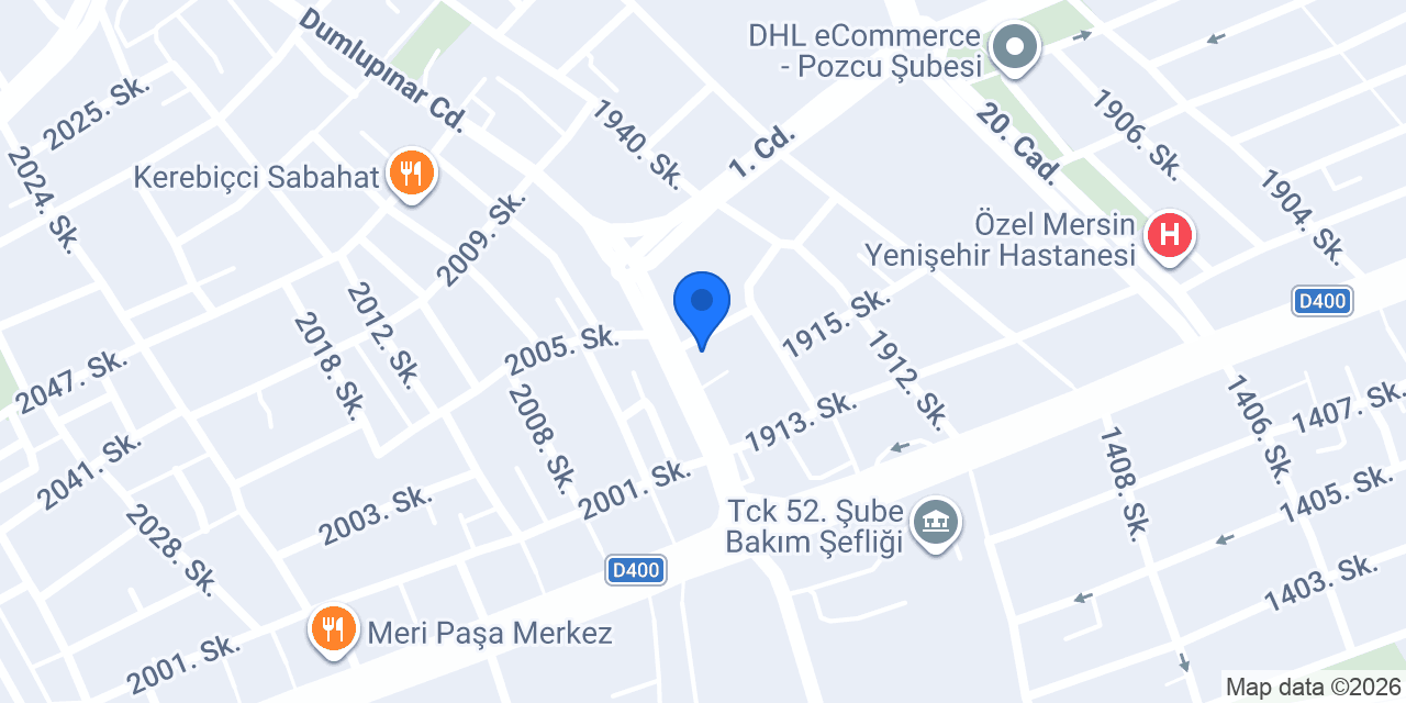 My Vip Mersin Şubesi konumu