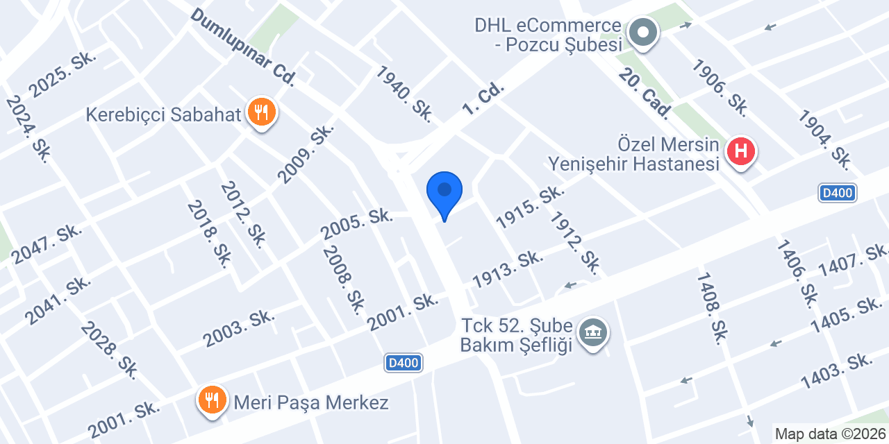 YDS Academy Mersin Şubesi konumu