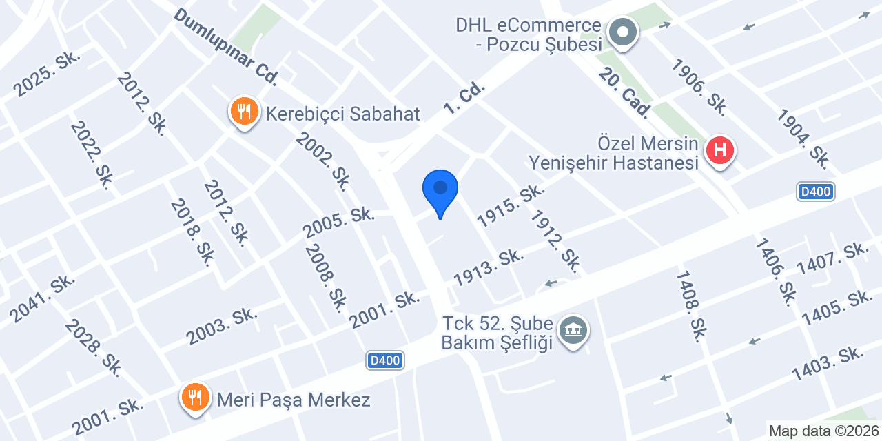 MERSİN ÇÖZÜM PSİKOTERAPİ MERKEZİ konumu