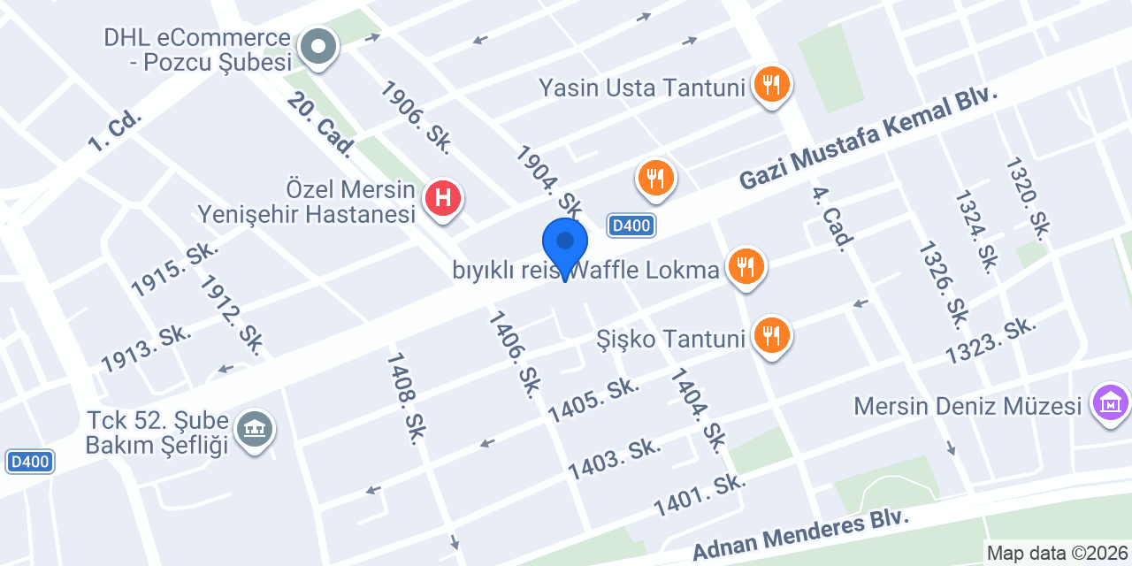 İdis İşitme Cihazları - Mersin konumu