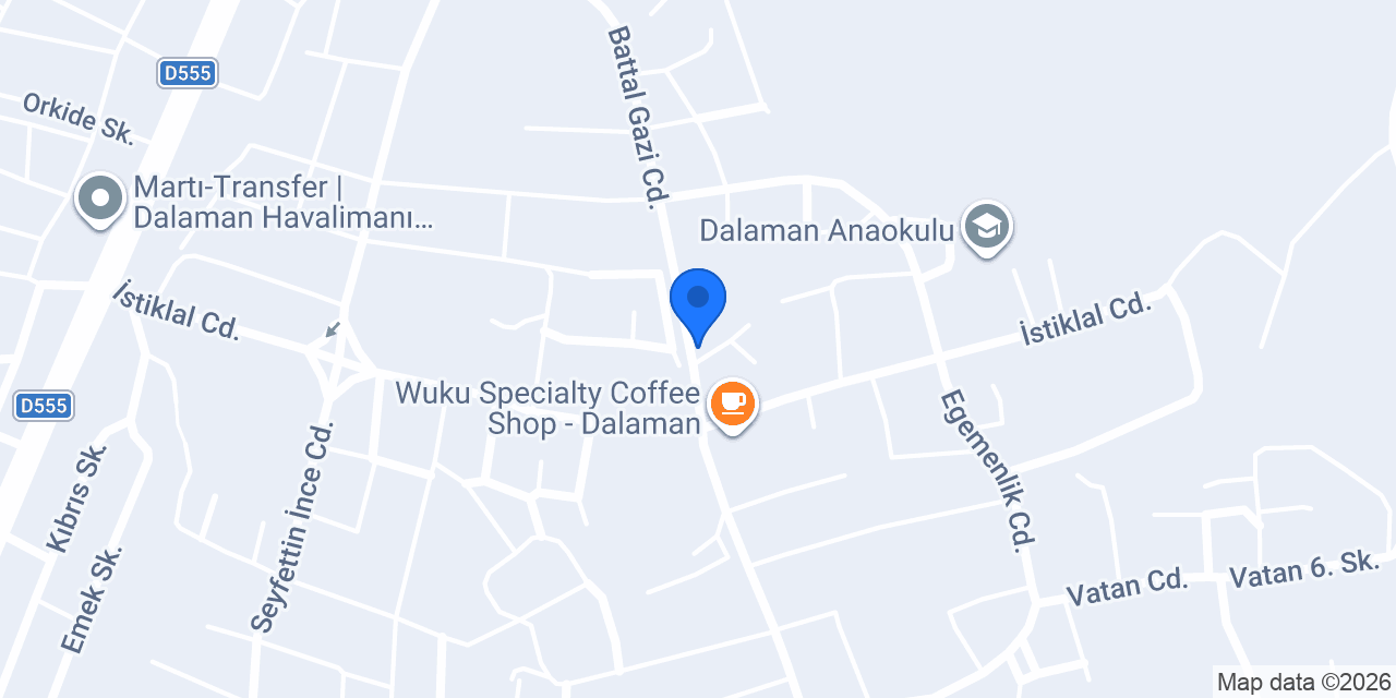 Dalaman On7 Veteriner Kliniği konumu