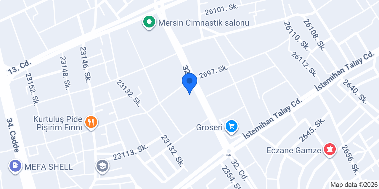 V Dent Mersin Diş Polikliniği konumu