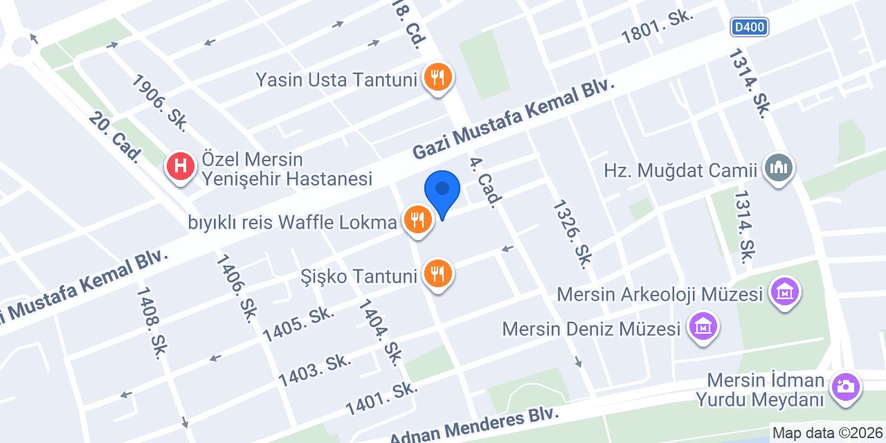 Mine Orçan Güzellik Akademi konumu