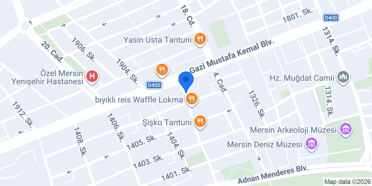 Mersin Colon Reklam konumu