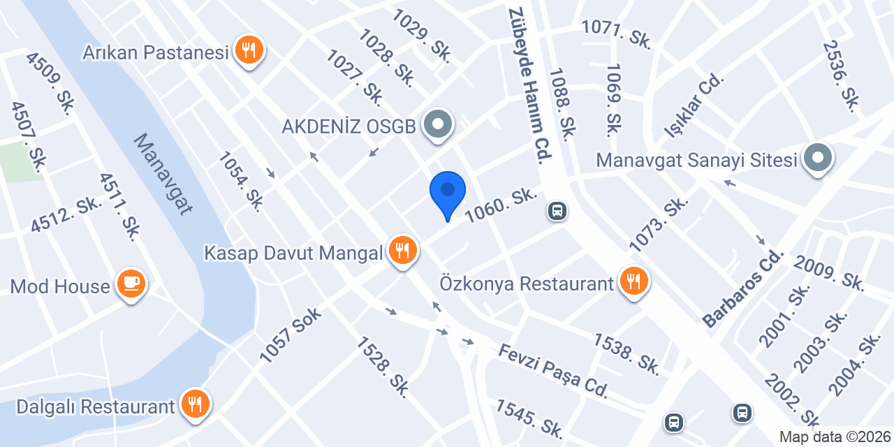 Özenoğlu Otomotiv konumu