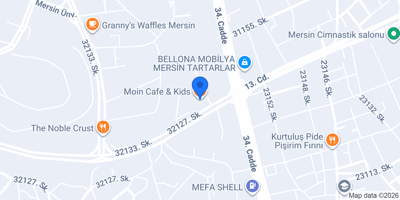 Moin Cafe & Kids konumu