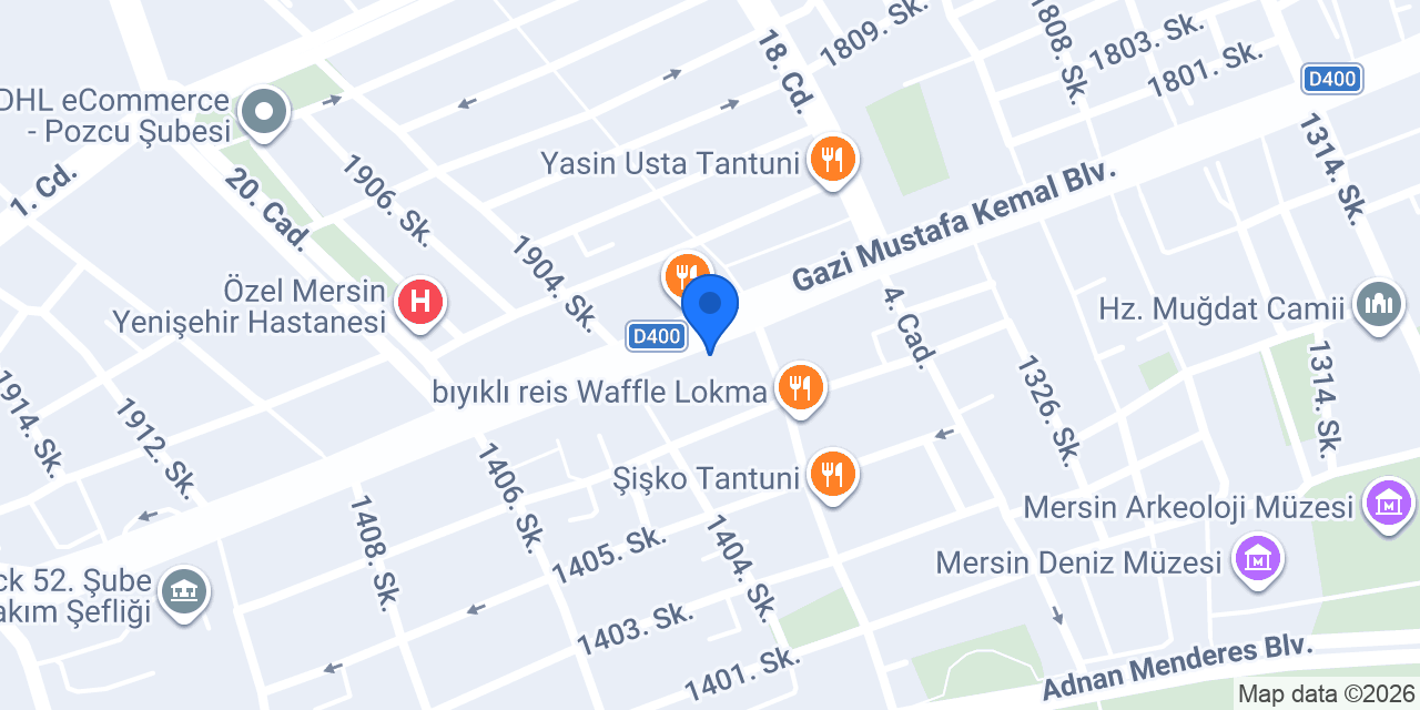 Diş Hekimi Mustafa Erşahan konumu