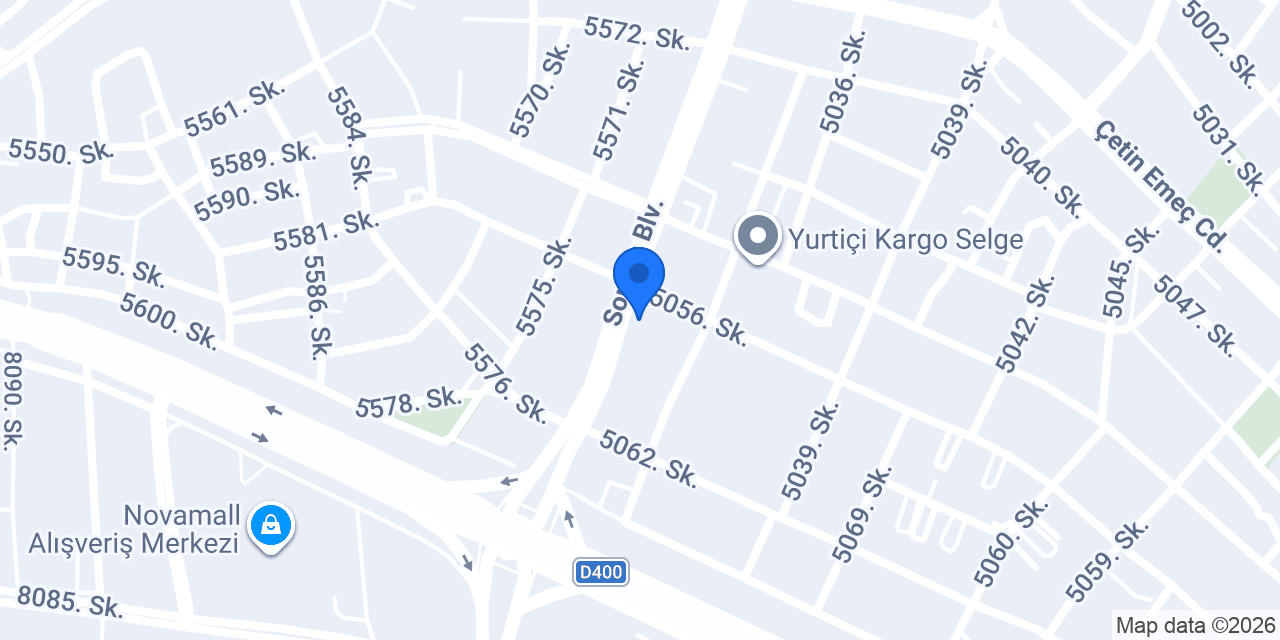 Sazak Otel konumu