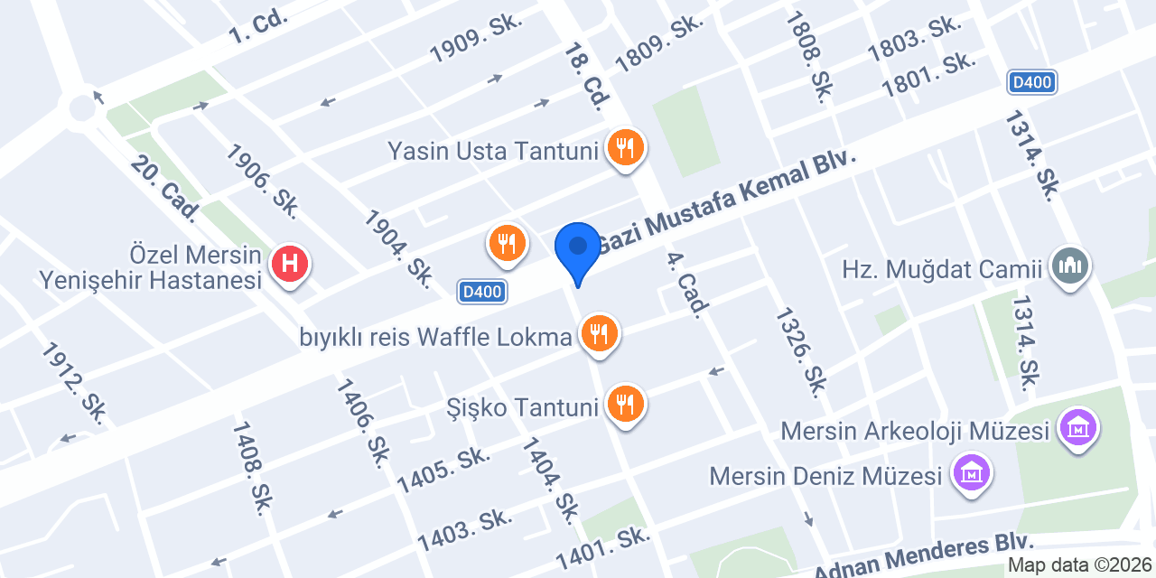 Diş Hekimi Mehmet ÇAKA konumu