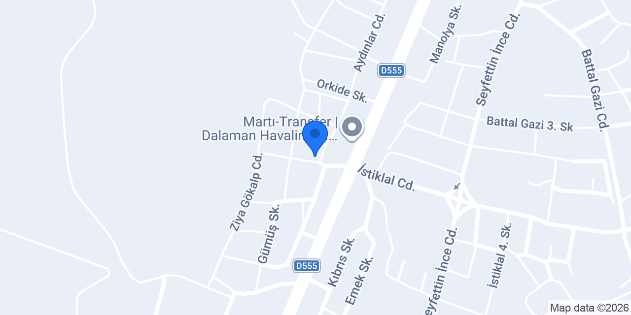 Dalaman Transfer konumu