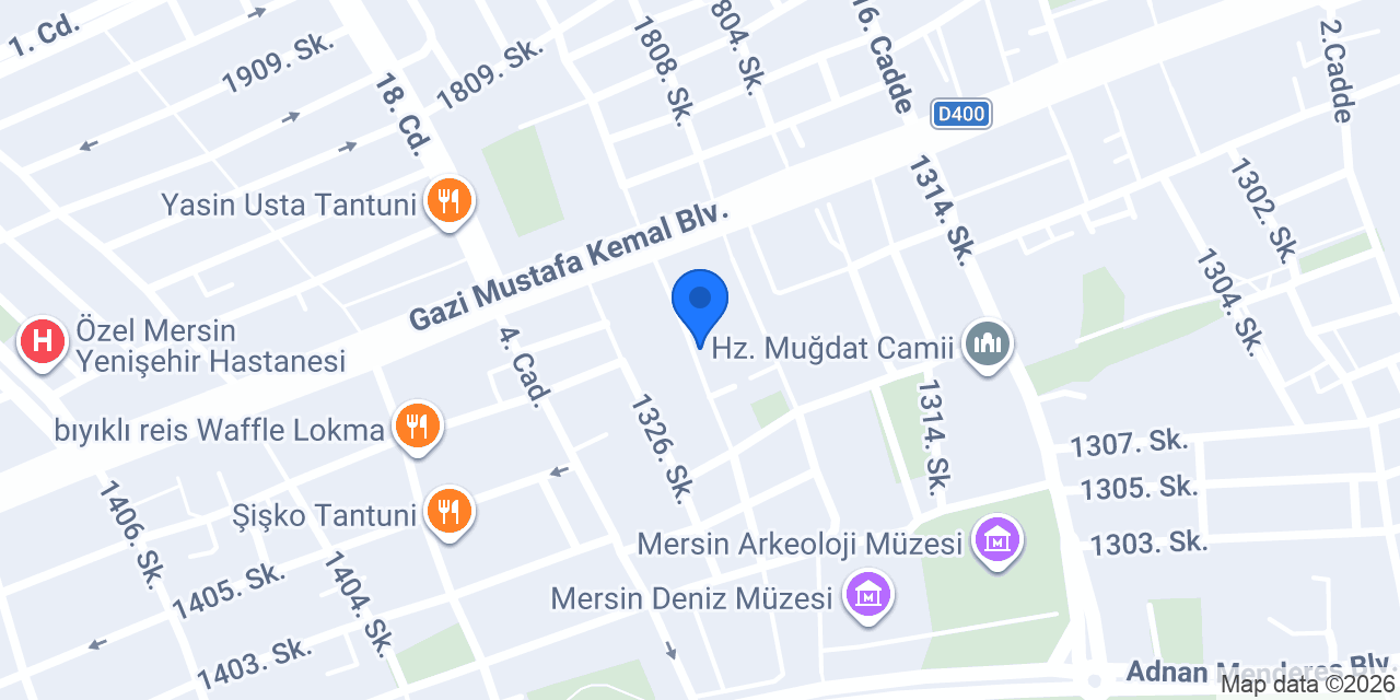 MERSİN AKDENİZ SRC konumu
