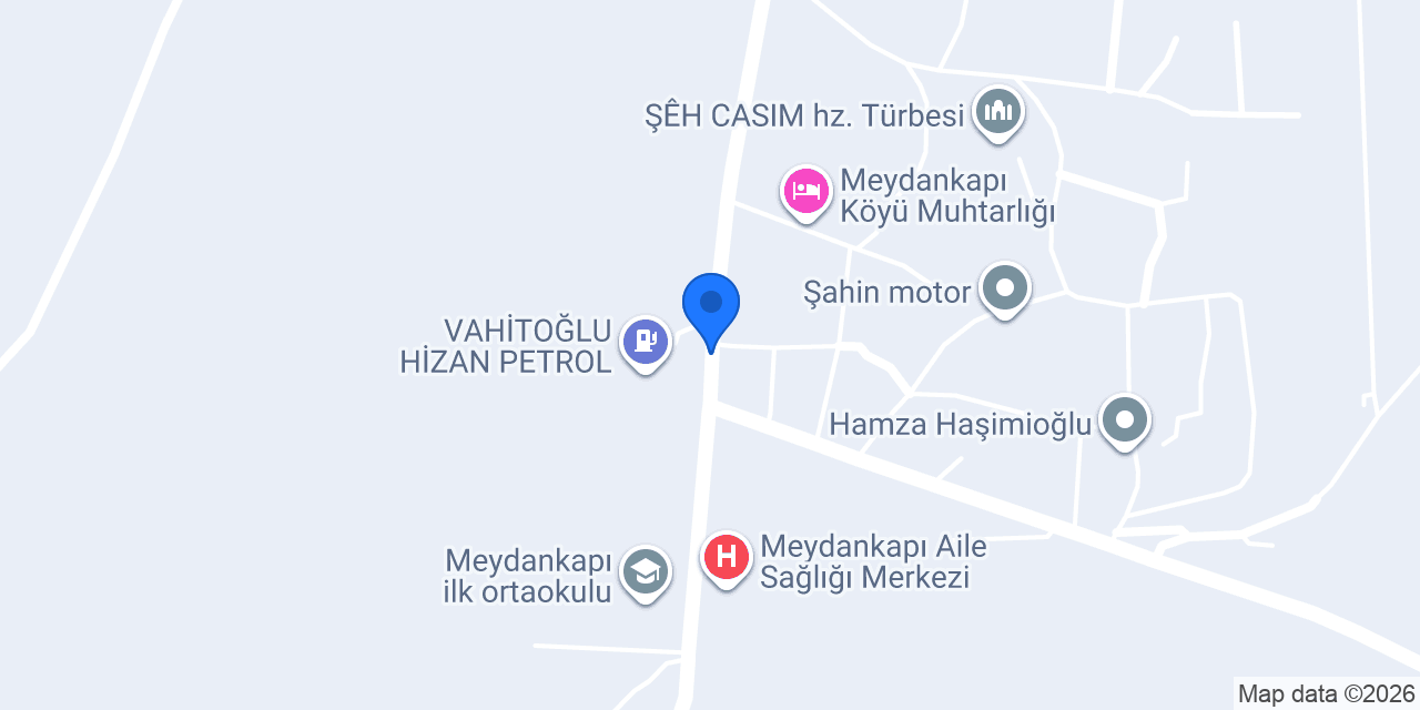Meydankapı petrol ve market konumu