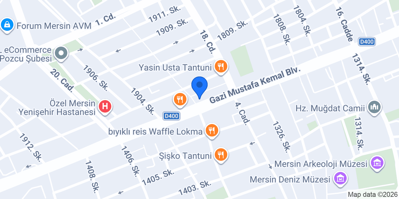 DenizBank Pozcu Şubesi konumu