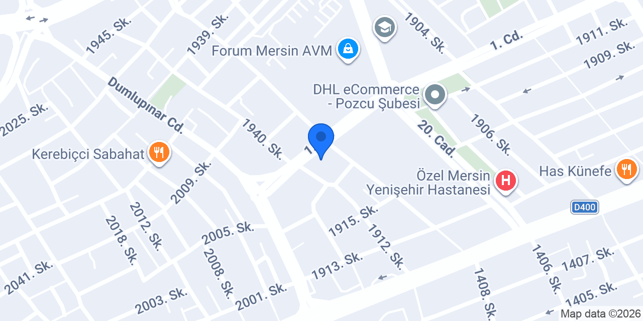 Kebo Mersin konumu