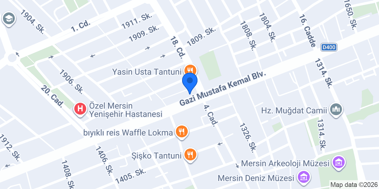 Timurlar Sigorta Yenişehir Şube konumu