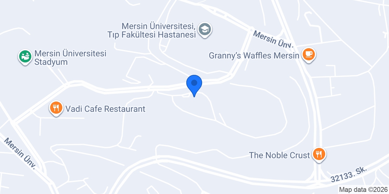 Mersin Üniversitesi Konukevi konumu