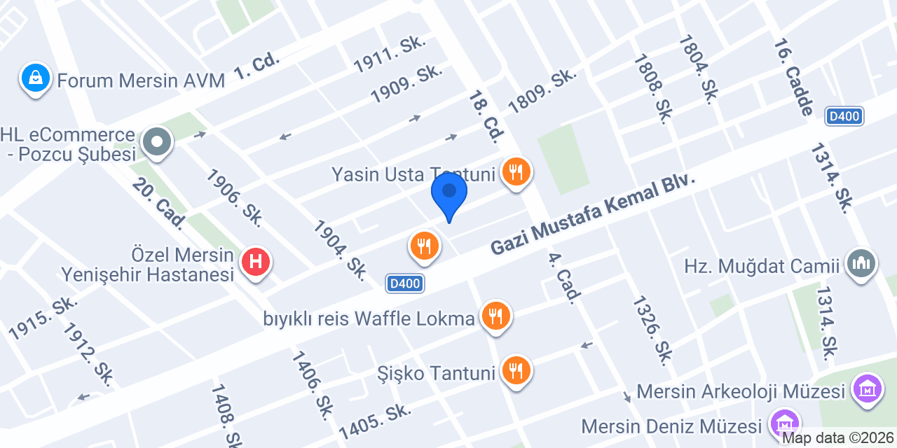 Tam Tam ticaret tobaccoshop konumu