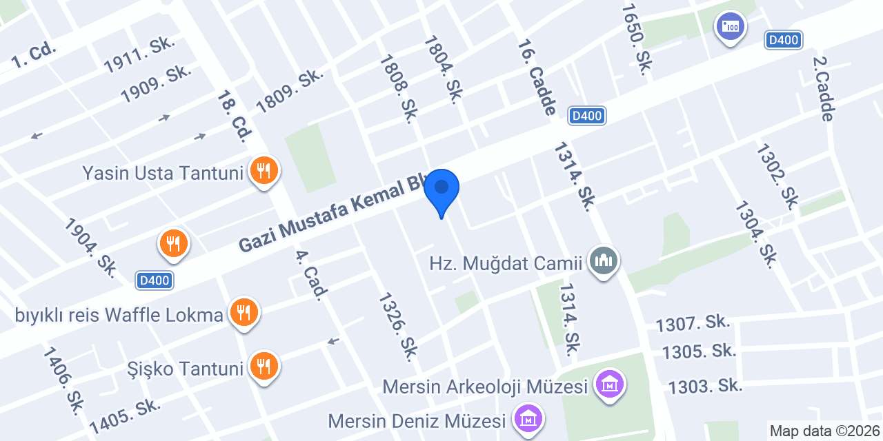 American Time Language Schools Mersin konumu