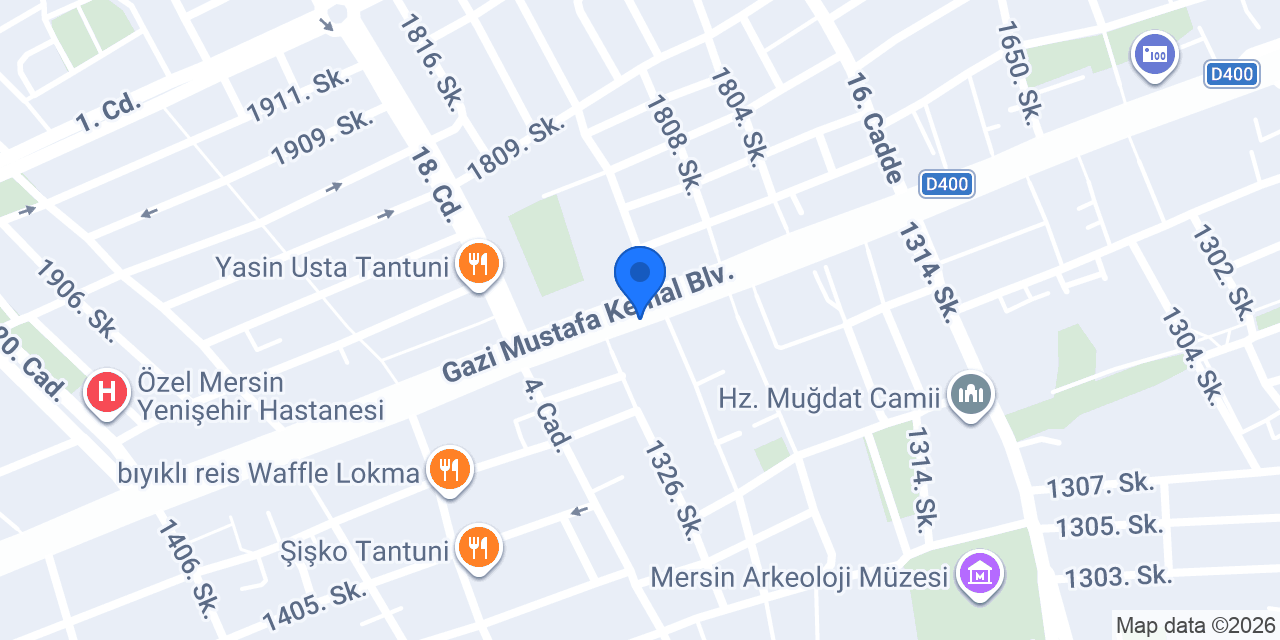 Dt. Gazi Başkan konumu