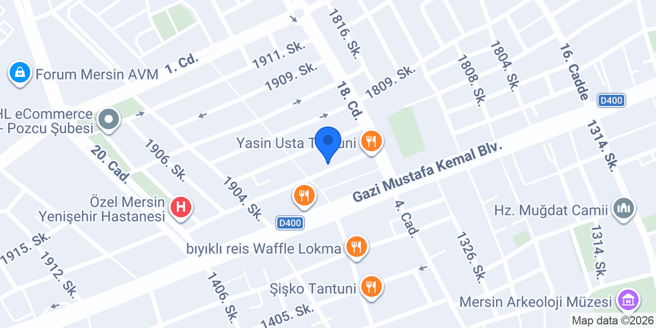 MERSİN HAZAR FIRIN konumu