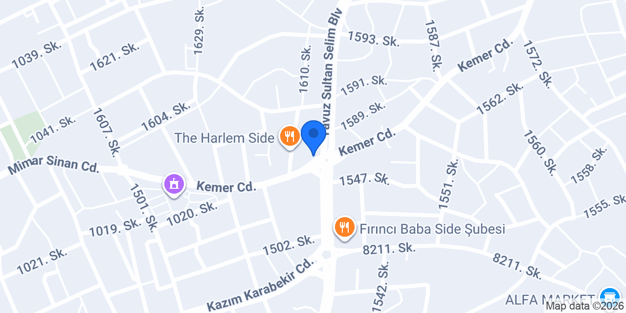Side Reklam Tabela konumu