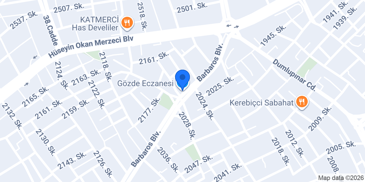 Gözde Eczanesi konumu