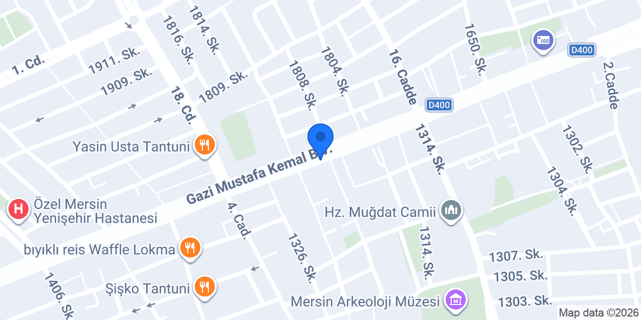 Mersin Diş Hekimi A. Oğuzhan TEMİZER konumu