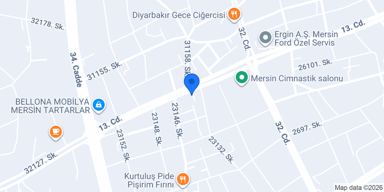 GRJ Rent a Car konumu