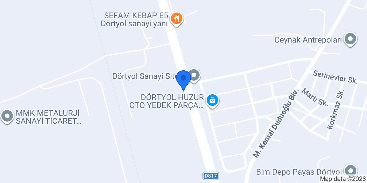 Burak Metal Teknik Hırdavat konumu