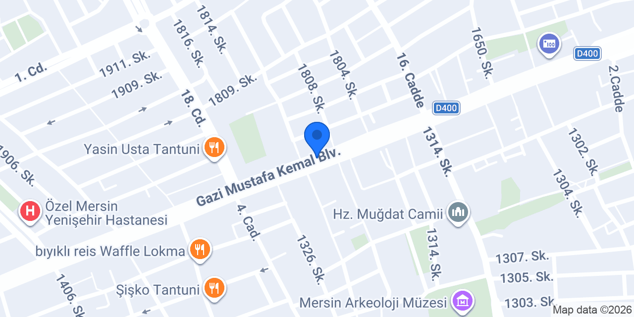 Örnek Mobilya konumu