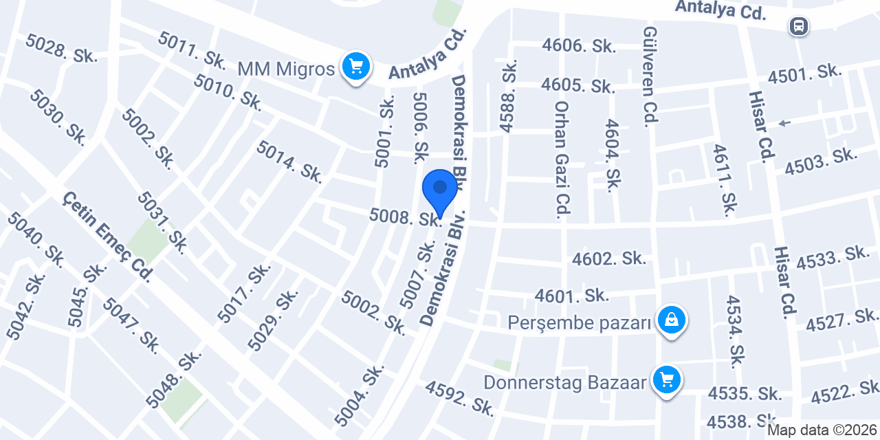 Öz Elektrik & Su konumu