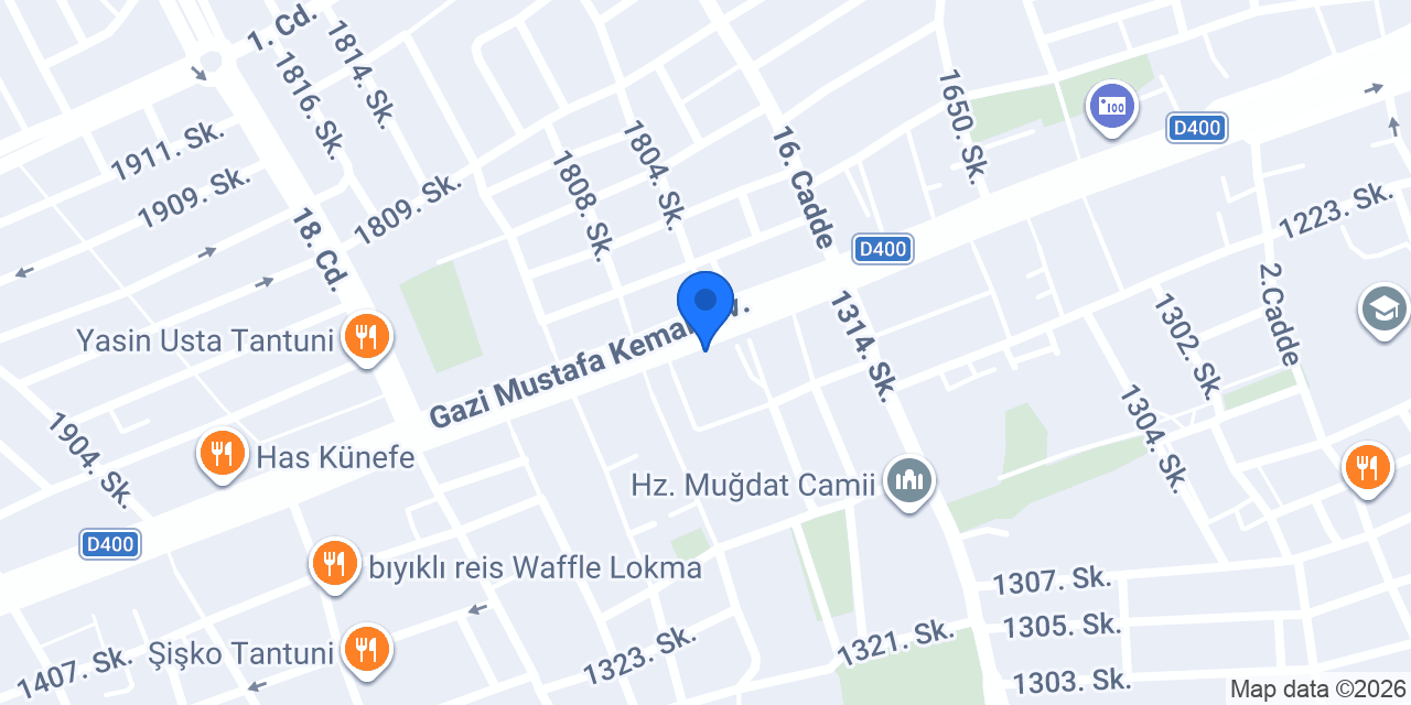 Mersin Ehliyet Sürücü Kursu konumu