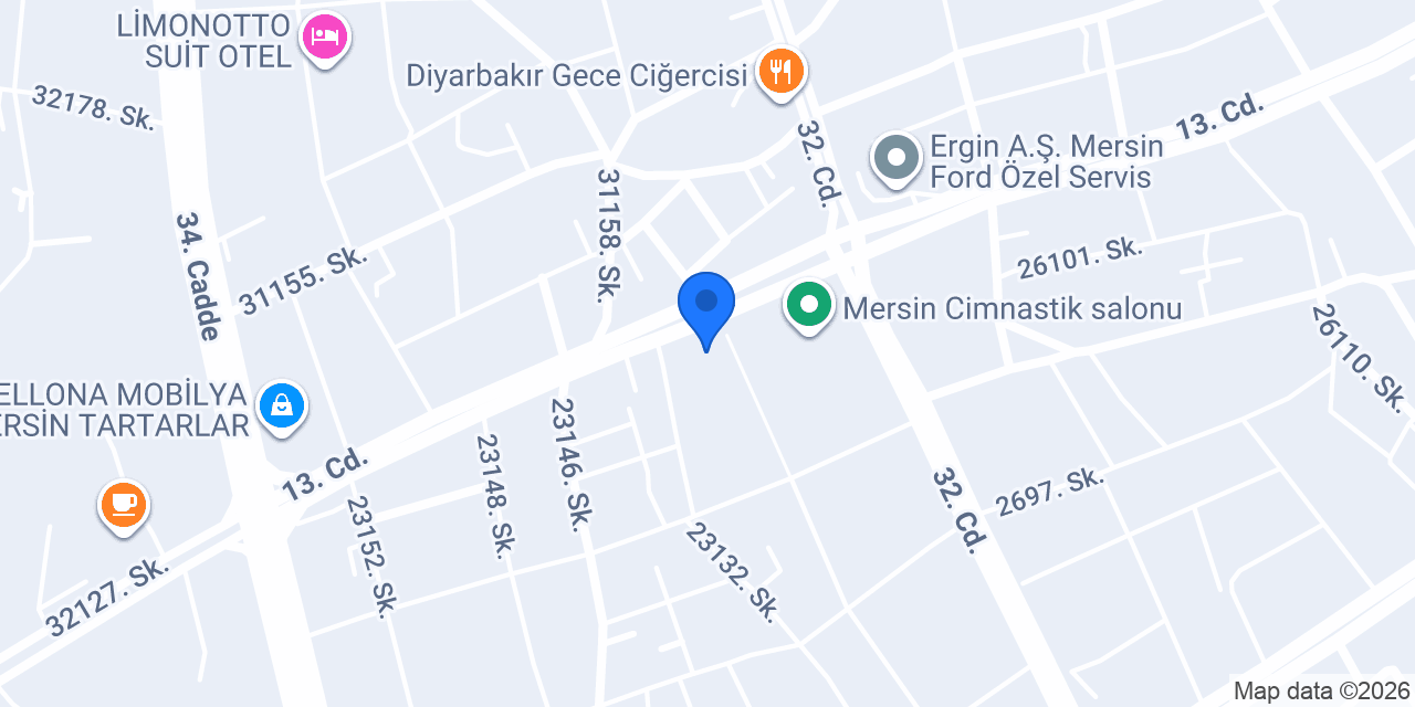 MERSİN ELİT KOLEJİ konumu