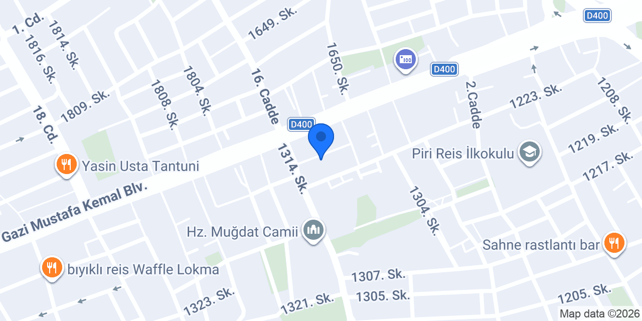 Mersin Konaklama konumu