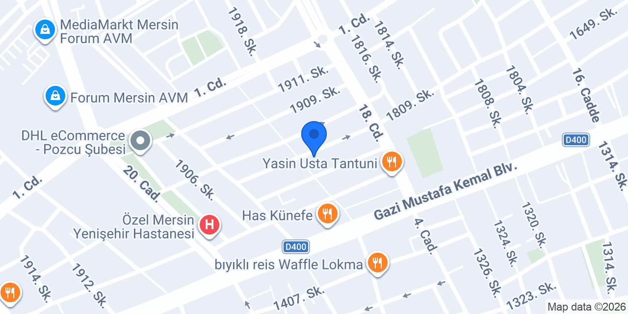 Mersin Tesbihcim konumu