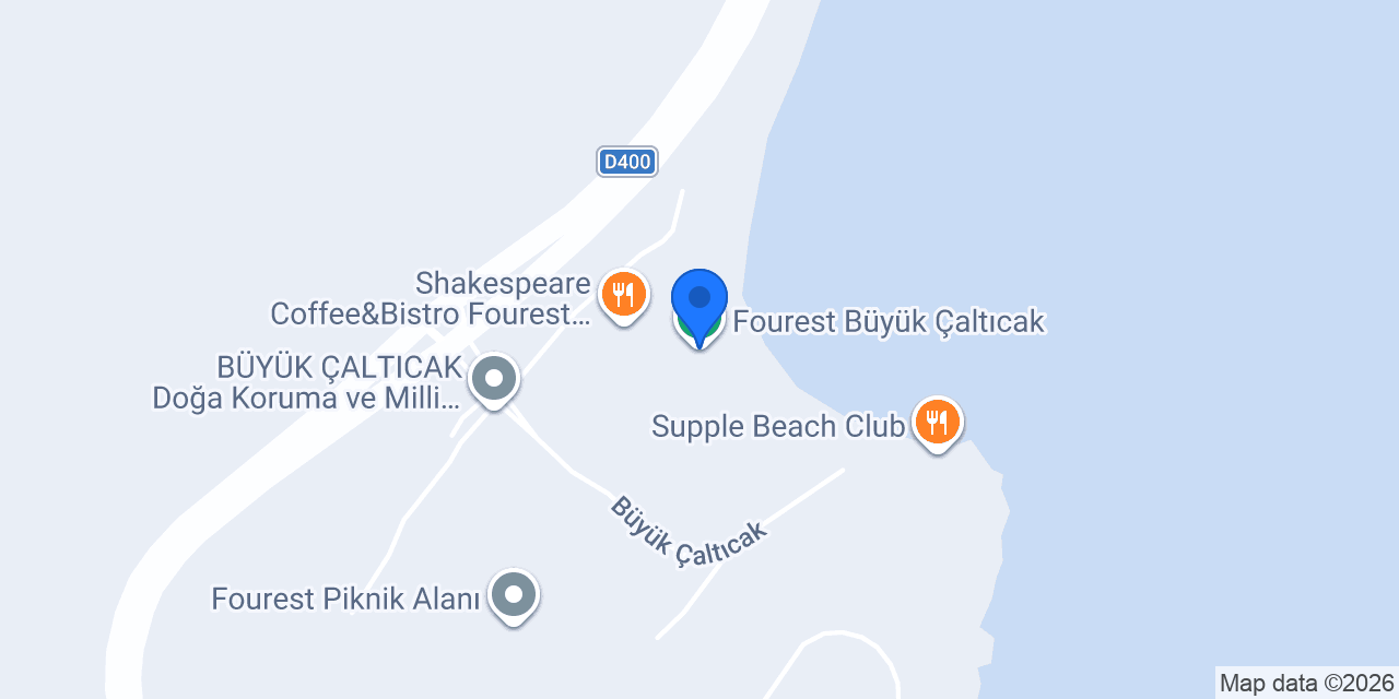 Fourest Büyük Çaltıcak konumu