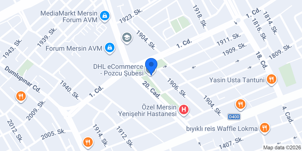 DHL eCommerce - Pozcu Şubesi konumu
