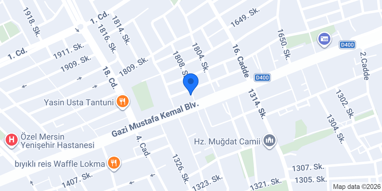 Marka Çiğ Köfte konumu