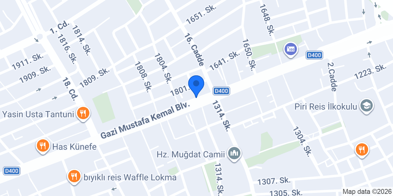 Akbank Pozcu/Mersin Şubesi konumu