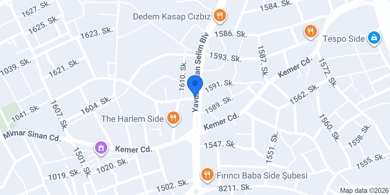 Onur Teke Öztürk Homes konumu