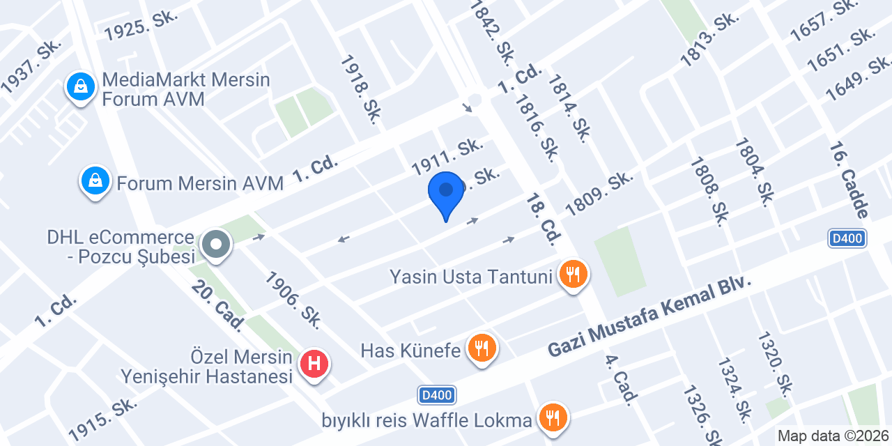 Yenişehir Sağlık Kabini konumu