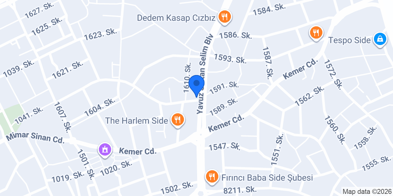 Öztürk Homes konumu
