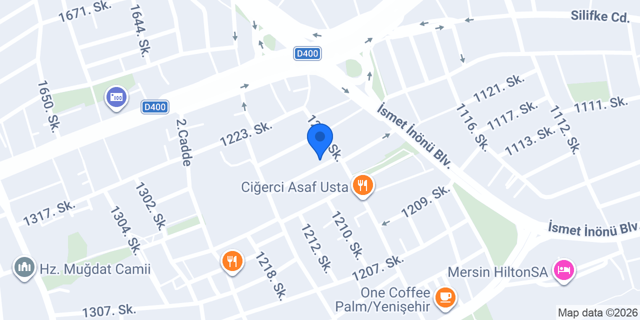 Mersin Hanedan Masaj Salonu konumu