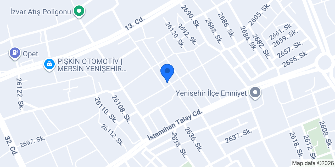 Mucize Güvenlik Mersin Şube konumu